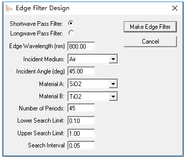 Essential Macleod：Edge Filter-光学镀膜论坛-公众社区-光学工程